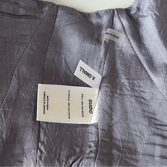 NWOT $295 Danielle Guizio Taffeta Corset Top in Lavender PerriwinkleMat Satin XS - Picture 8 of 9